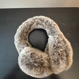 Luxurious Faux Fur Earmuffs - Brown